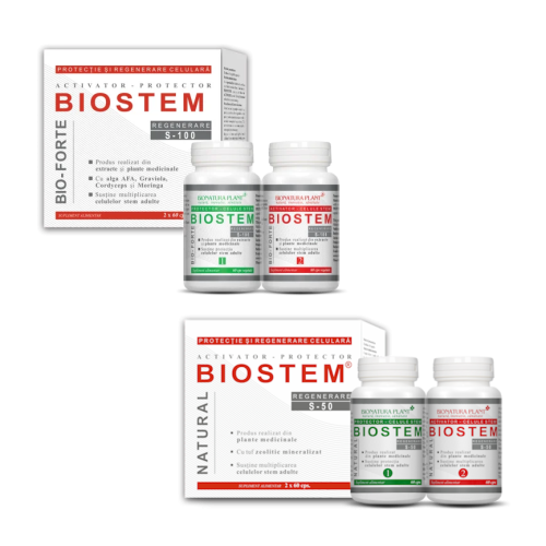 1 Biostem Forte + 1 Biostem Natural GRATIS - imagine 1